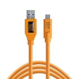 Tether Tools USB 3.0 zu USB-C, 4,60 m, orange