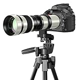 Lightdow 420-800mm f/8.3-16 Teleobjektiv für Canon EF...