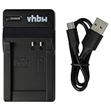 vhbw USB Akkuladegerät kompatibel mit Nikon CoolPix W300,...