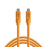 Tether Tools USB-C zu USB-C Kabel, 4,60 m, orange