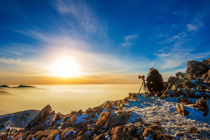 Bergfotografie Sonnenaufgang