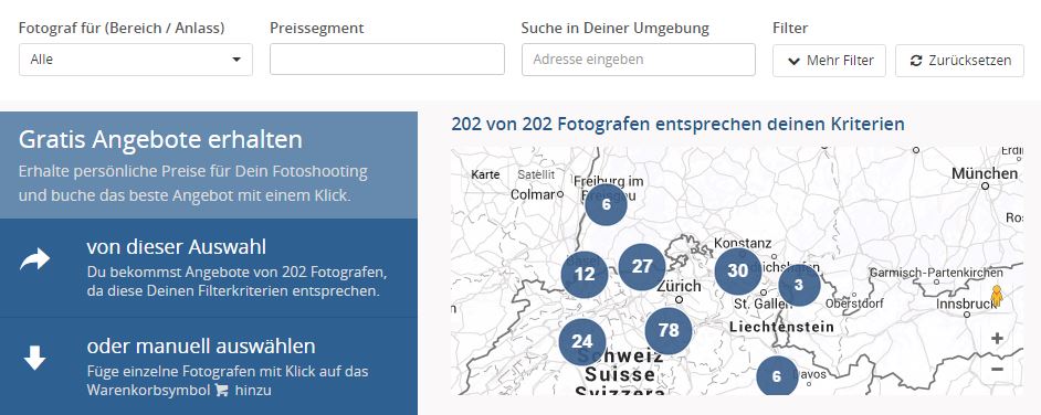 immobilienfotografen deutschland und schweiz