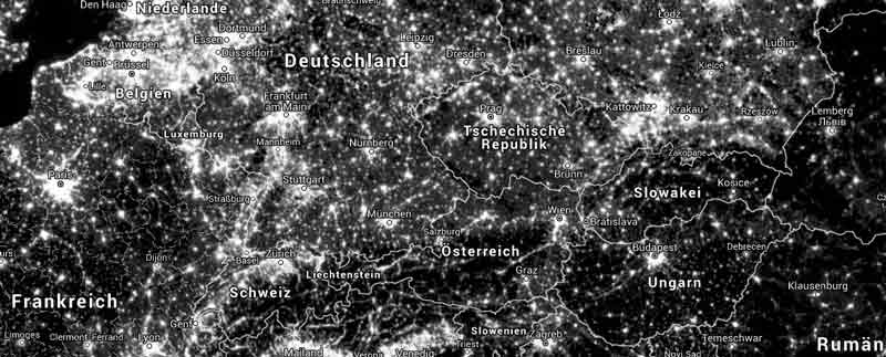 karte lichtverschmutzung deutschland