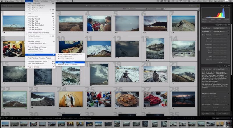 Luminar vs Lightroom Smart Previews Lightroom