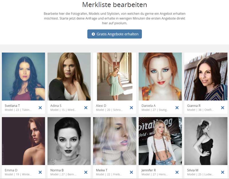 model gesucht fotomodel auswahl