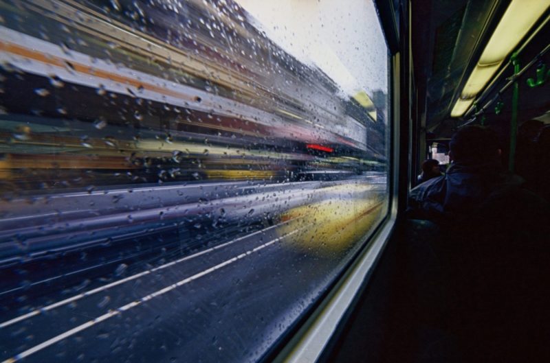 Bewegungsunschärfe Verschwommener Verkehr