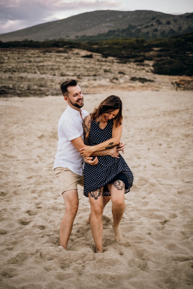 paarfotos am strand