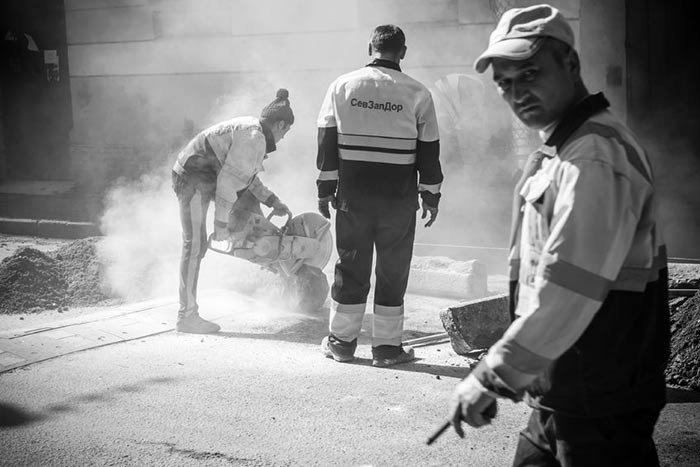 Reportagefotografie baustelle