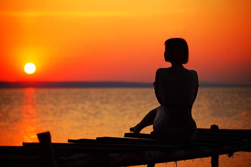 sonnenuntergang fotografieren silhouette