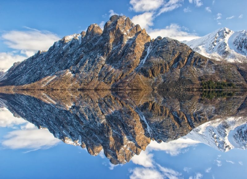 Spiegelungen fotografieren - Spiegelung Bildmitte