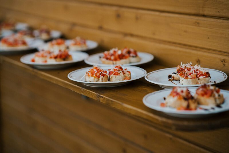 style shooting vom essen an der hochzeit