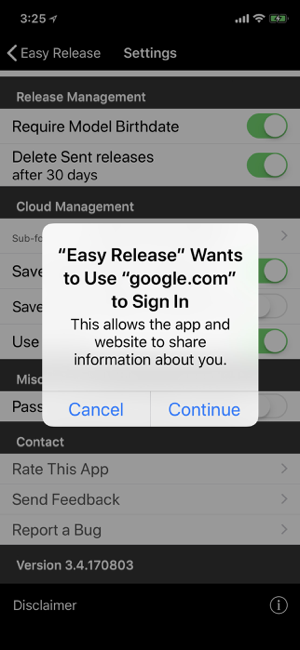 ‎Easy Release Screenshot