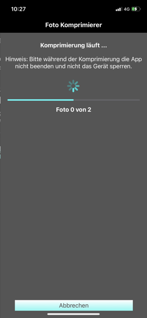 ‎Foto Komprimierer Screenshot