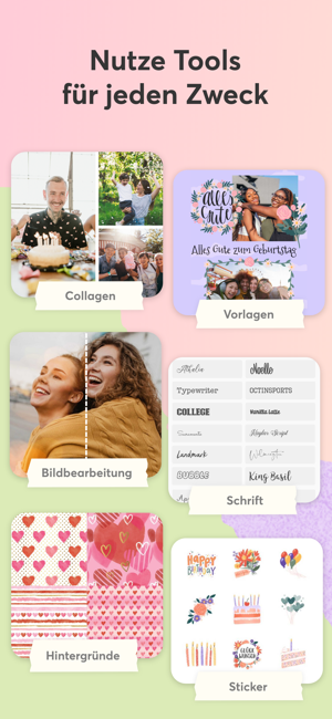 ‎PicCollage: Bilder bearbeiten Screenshot