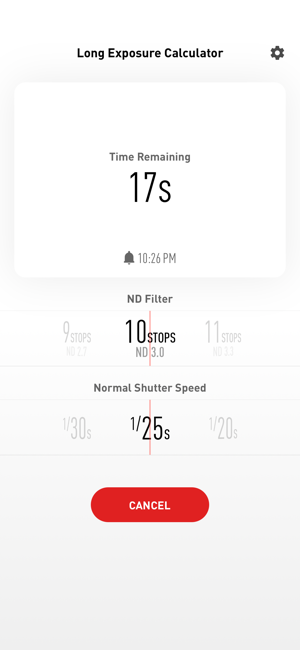 ‎Long Exposure Calculator Screenshot