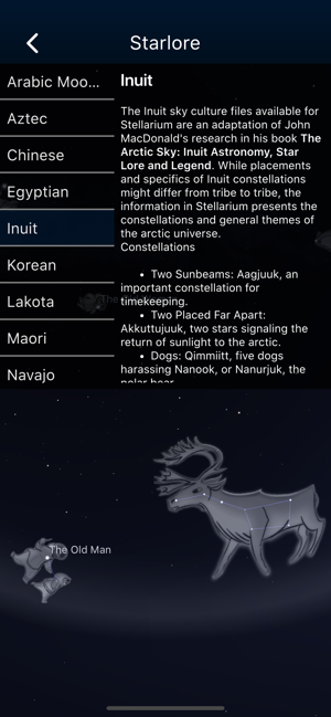 ‎Stellarium Mobile Himmelskarte Screenshot