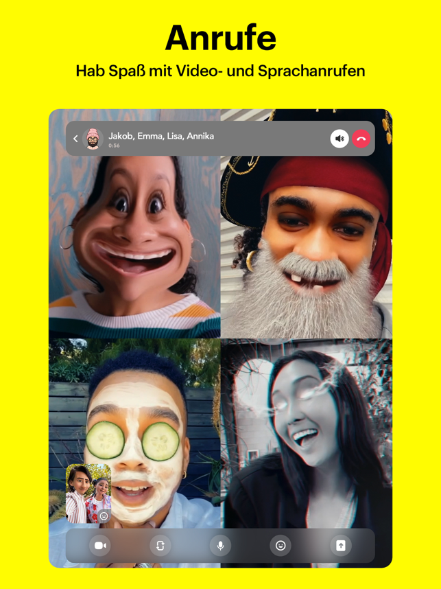 ‎Snapchat: Chatte mit Freunden Screenshot