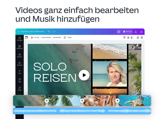 ‎Canva: Foto & Video Editor Screenshot