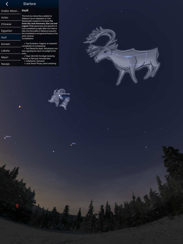 ‎Stellarium Mobile Himmelskarte Screenshot