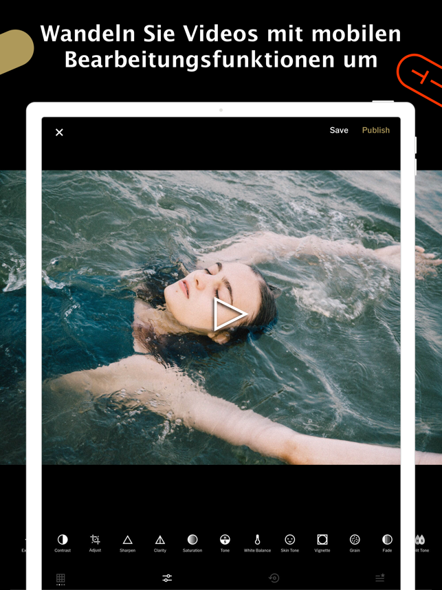 ‎VSCO: Foto- und Video-Editor Screenshot